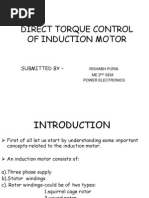 Direct Torque Control of Induction Motor