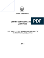 Guia Elaboracion Iniciativas Legislativas 070907 Normatividad