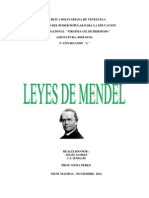 Importancia de Las Leyes de Mendel