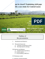 Can Rice Yield Gaps Be Closed? A Theoretical Framework To Explain Yield Gaps at Farm Level With A Case Study For Central Luzon, Philippines