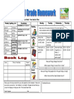 2nd Grade Homework 12-1-14