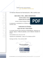 Lista de Normas Tec Chile PDF