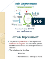 Strain Improvement