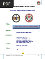 Peritaje Contable Judicial - Informe - Trabajo