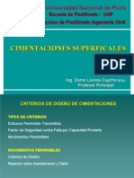 Cimentaciones Superficiales