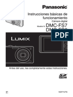 Instrucciones Básicas de Funcionamiento Camara Digital Mod DMC-FS7 DMC-FS6