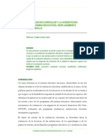 La Evaluación Curricular y La Acreditación de Programas Educativos