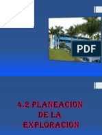 4.2 Planeacion de La Exploracion