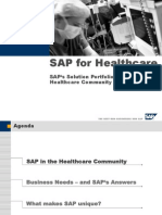 SAP S Solution Portfolio For The Healthcare Community