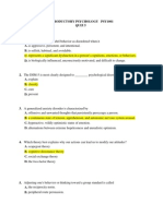 Quiz 5 - PSY1001 Introductory Psychology