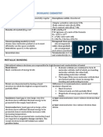 Inorganic Chemistry Summary