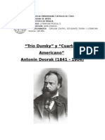 "Trío Dumky" y "Cuarteto Americano" Antonin Dvorak (1841 - 1904)