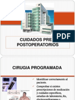 Cuidados Pre y Postoperatorios