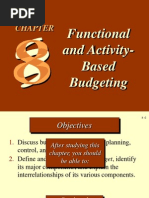 ch08 - Functional and Activity-Based Budgeting