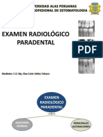 Examen Radiologico Paradental Medicina II