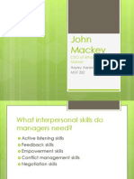 Leader Analysis-John Mackey