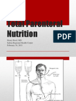 (Reed Henry) Total Parenteral Nutrition