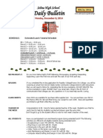 SHS Daily Bulletin 12-8-14