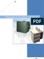 Datasheet of Grounding Transformer