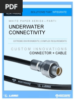 Underwater Connectivity - Cable and Connection Solutions For Underwater Applications