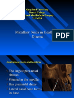 Maxillary Sinus in Health and Disease