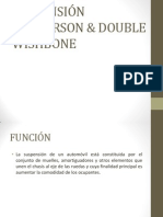 Suspensión Mcpherson & Double Wishbone Ok