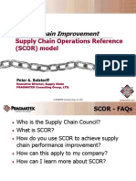 Supply Chain Improvement - Supply Chain Operations Reference (SCOR) Model