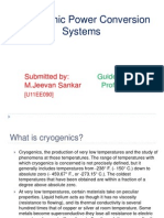 On Cryogenics