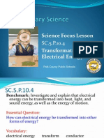 SC 5 P 10 4-Transformation of Electrical Energy