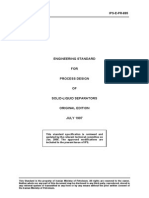 Engineering Standar For Process Design of Solid Liquid Separators-Ips