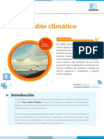 Secuencia Didactica Cambio Climatico