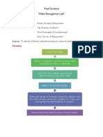 Odor Recognition Lab Report