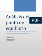 Informe Punto Equilibrio