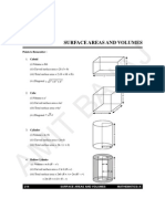 Surface Areas and Volumes