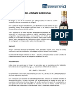 Analisis Del Vinagre Comercial