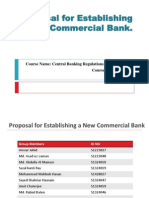 Establish A New Commercial Bank