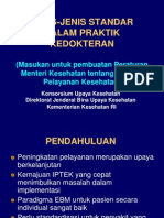 Jenis-Jenis Standar Dalam Praktik Kedokteran