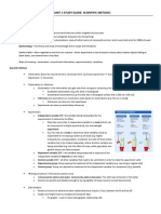 Chemistry Study Guide Unit 1 - Scientific Method