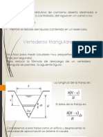 Vertederos Mecánica de Fluidos II