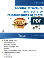 Taste and Classification of Flavorings