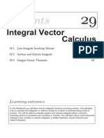 Integral Vector Calculus: Learning Outcomes