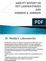 Sustainability Report On DR Reddy Laboratories and