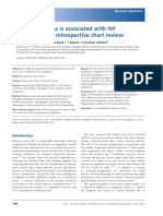 Placenta Accreta Is Associated With IVF Pregnancies: A Retrospective Chart Review