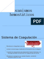 Mecanismos Hemostaticos