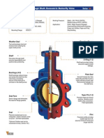 Pin Through Shaft Concentric Butterfly Valve Series: Weather Seal Mounting Flange