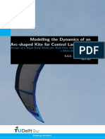 Modelling The Dynamics of An Arc-Shaped Kite For Control Law Design