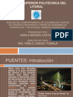 Análisis Del Comportamiento de Columnas de Puentes de Concreto Reforzado A Través de Diagramas de Interacción y Relaciones Momento-Curvatura"