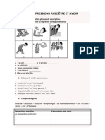 Activité 4 - Les Expressions Avec Être Et Avoir