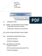 Controle Physico-Chimique Des Médicaments