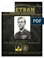 Oral History of COL Ret Douglas C Lovelace JR